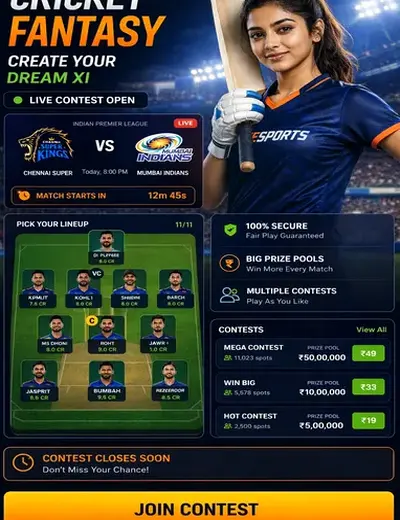 9999bet (9999 bet) fantasy cricket & matchday visual 3